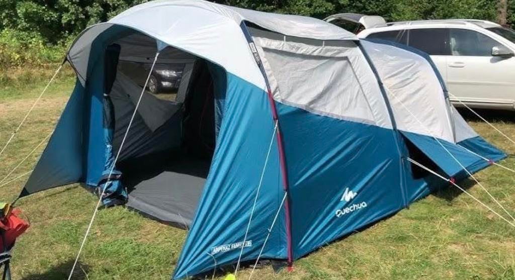 4 persoons Arpenaz family 4.1 tent, Ophalen, Zo goed als nieuw, Tot en met 4