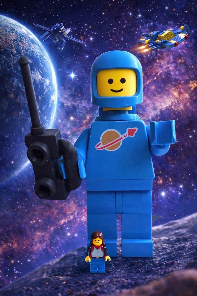 Mega maxi figure van een vintage lego Classic Spacemen, Ophalen of Verzenden, Nieuw, Space
