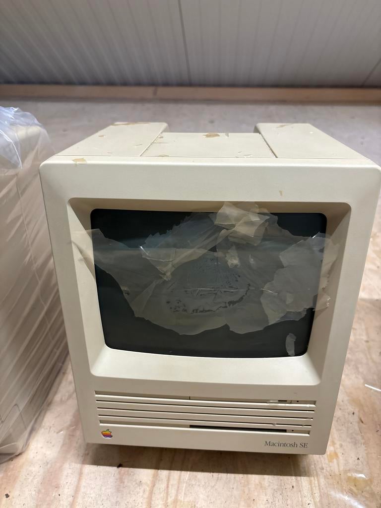 Vintage Apple Macintosh SE Computer - Klassieke Retro PC, Computers en Software, Vintage Computers, Ophalen of Verzenden