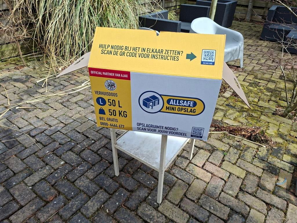 Verhuisdozen, 1 euro per stuk, 40 tot 60 cm, 50 tot 75 cm, Ophalen of Verzenden, 35 tot 50 cm