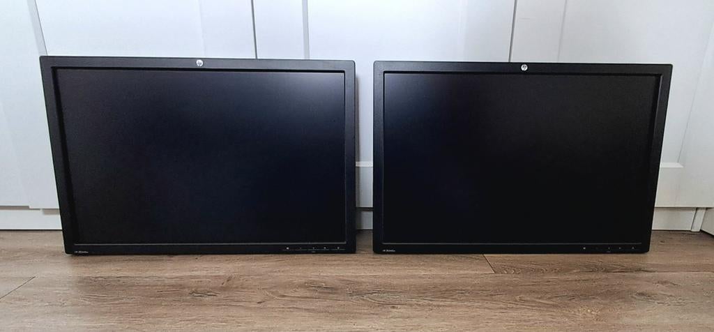 2 x HP ZR2440w monitoren / HP monitor 24inch, IPS, Full HD, Ophalen of Verzenden, Zo goed als nieuw