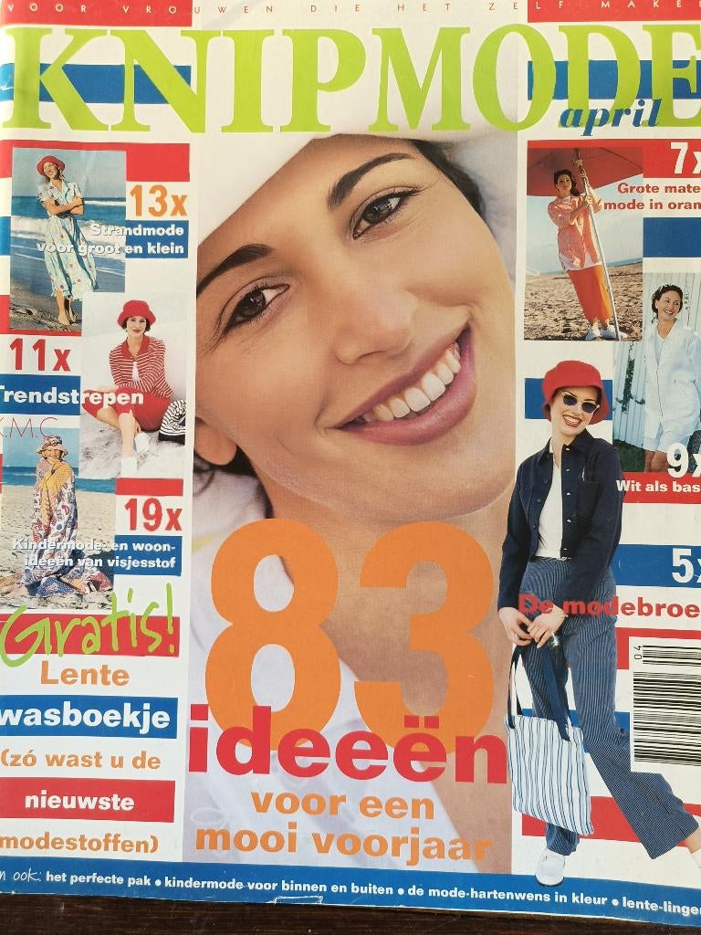 Knipmode april 1997 83 ideeën voor het voorjaar, Ophalen of Verzenden, Zo goed als nieuw, Vrouw, Knipmode