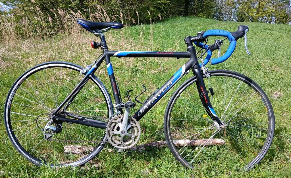 Batavus racefiets - Challenger - Zwart/Blauw, Fietsen en Brommers, Fietsen | Racefietsen, Ophalen of Verzenden, Aluminium, Meer dan 20 versnellingen