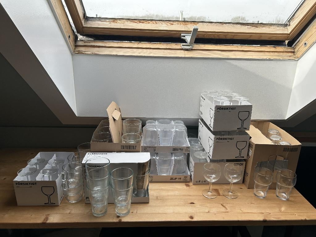 Bier-, wijn- en frisdrankglazen, Verzamelen, Glas en Borrelglaasjes, Ophalen, Zo goed als nieuw, Bierglas