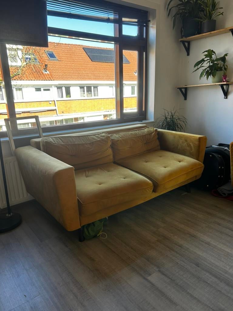 Okergele meubelset van Leen Bakker. T.e.a.b. Moet weg!, Ophalen, Gebruikt