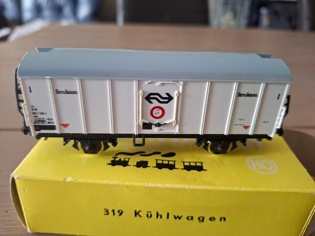 Kleinbahn HO 319 strukton kuhlwagon, Overige merken, Gelijkstroom of Wisselstroom, Ophalen of Verzenden, NS