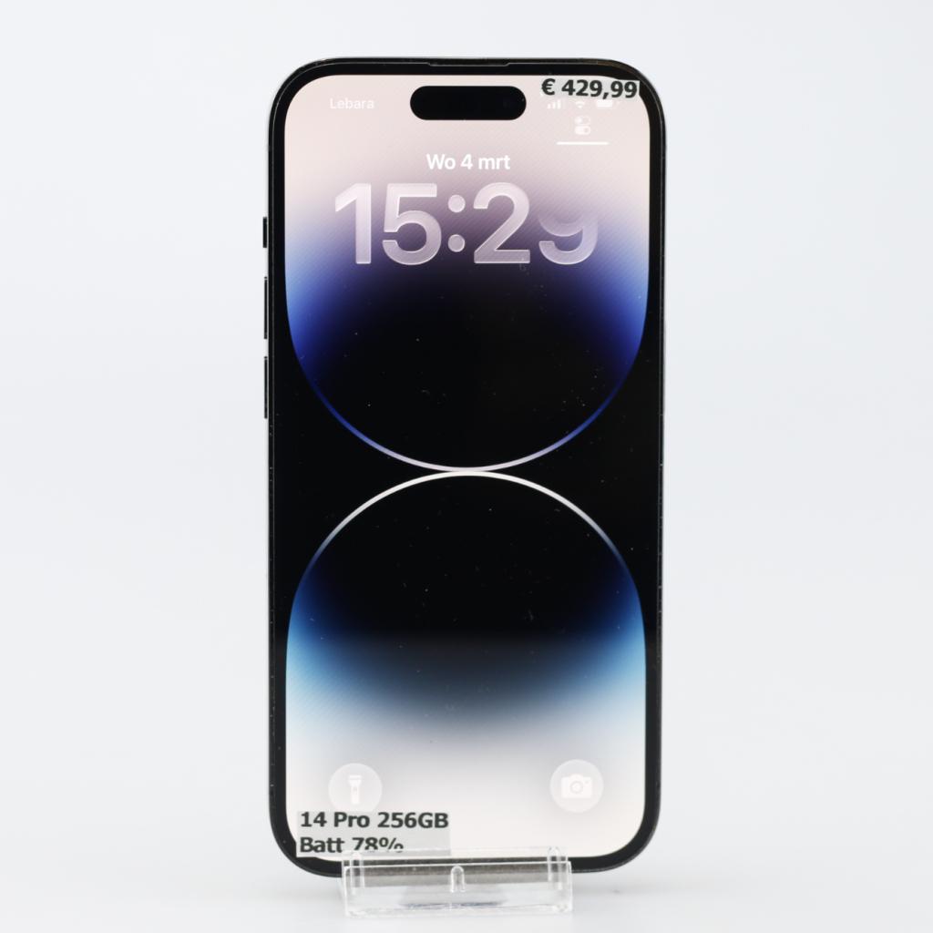 iPhone 14 Pro 256GB Zwart | Batt 78%, Apple, Zo goed als nieuw, Support@apple.com, One Apple Park Way
Cupertino, CA 95014
United States