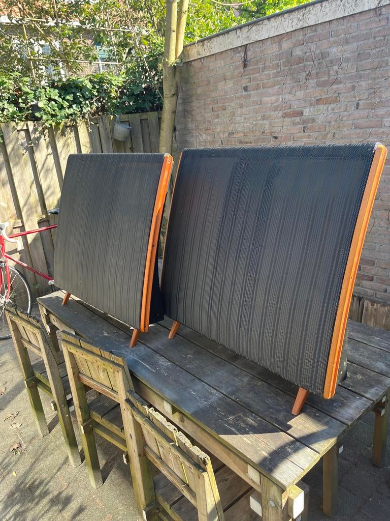 Quad ESL 57 elektrostatische luidsprekers, Gebruikt, Minder dan 60 watt, Front, Rear of Stereo speakers, Ophalen