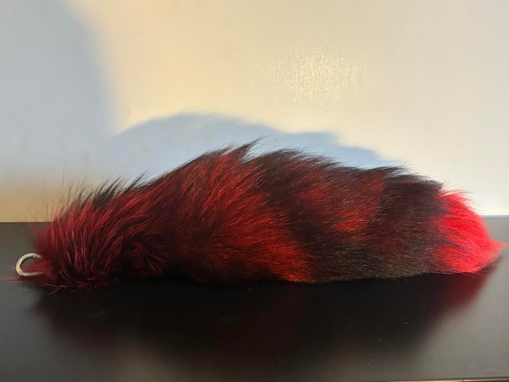 Dyed real fox tail leuk for therians :), Ophalen of Verzenden, Nieuw, Accessoires