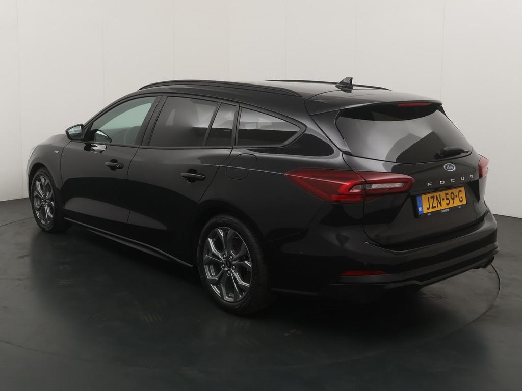 Ford FOCUS Wagon Ecoboost Hybrid 155 pk ST-line | Winter Pac, Stof, Gebruikt, 1404 kg, Zwart