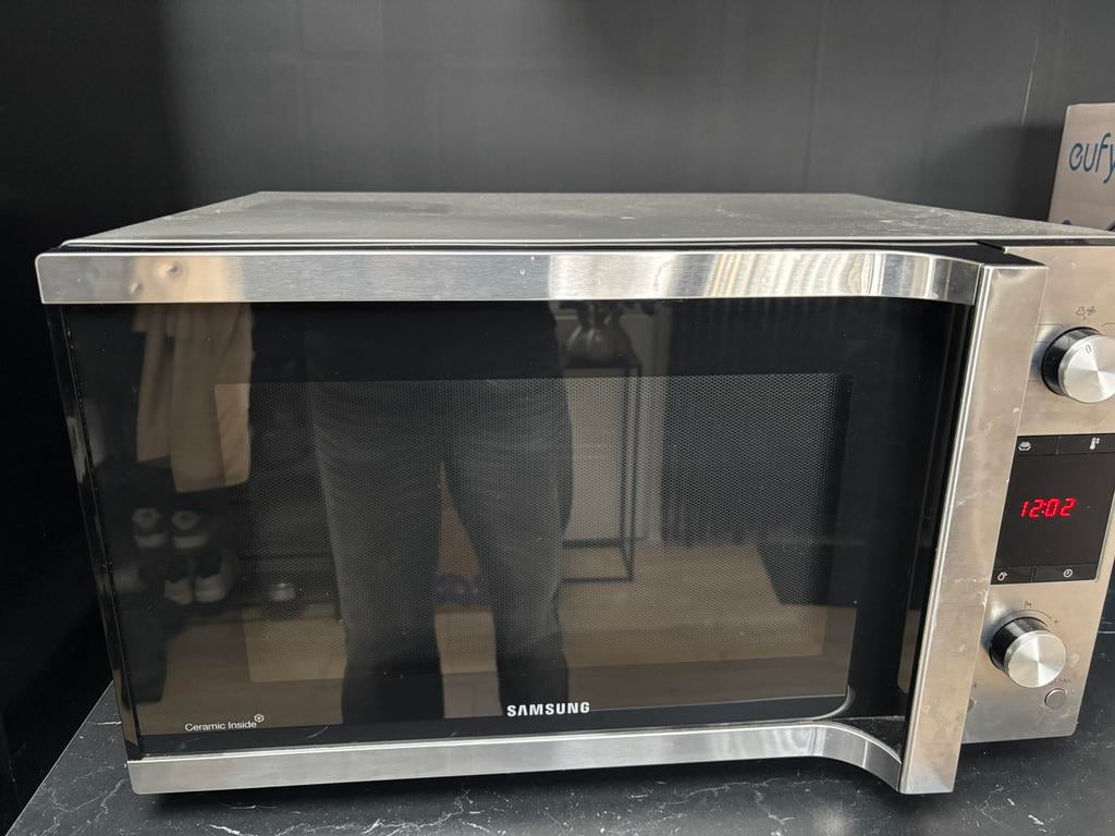 Samsung MC455TBRCSR combimagnetron, Witgoed en Apparatuur, Ophalen, Zo goed als nieuw, Minder dan 45 cm
