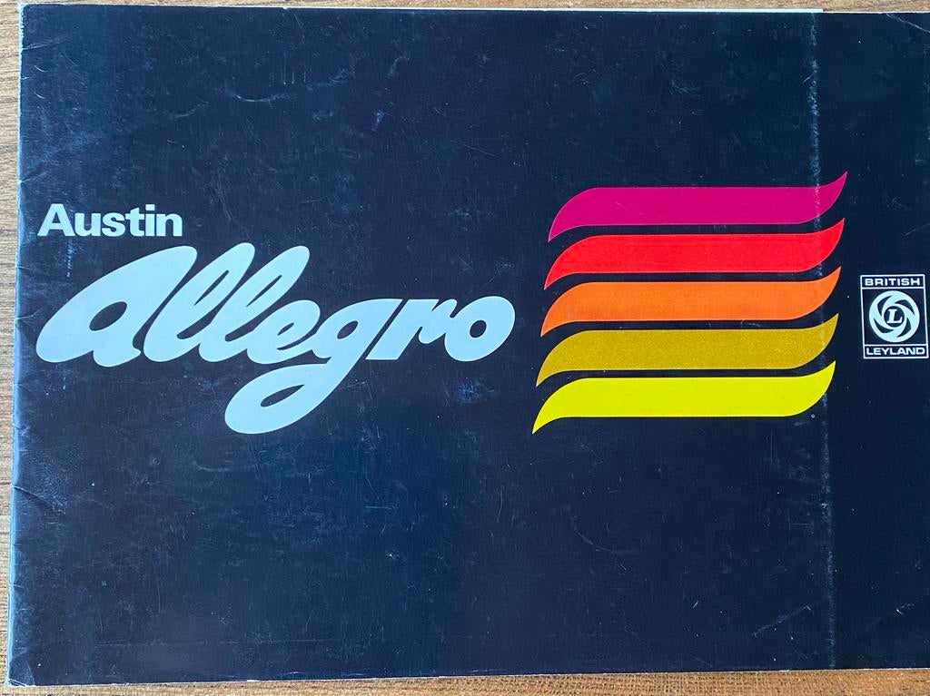 AUSTIN Allegro 1973 EERSTE Autofolder, Ophalen of Verzenden, Zo goed als nieuw, Overige merken