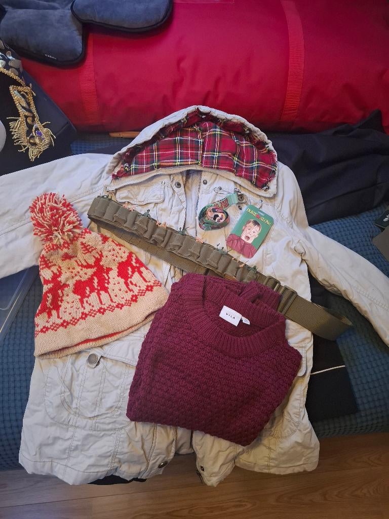 Kevin Mccallister Home Alone Cosplay kostuum Mét MUTS, Ophalen of Verzenden, Zo goed als nieuw, Overige typen