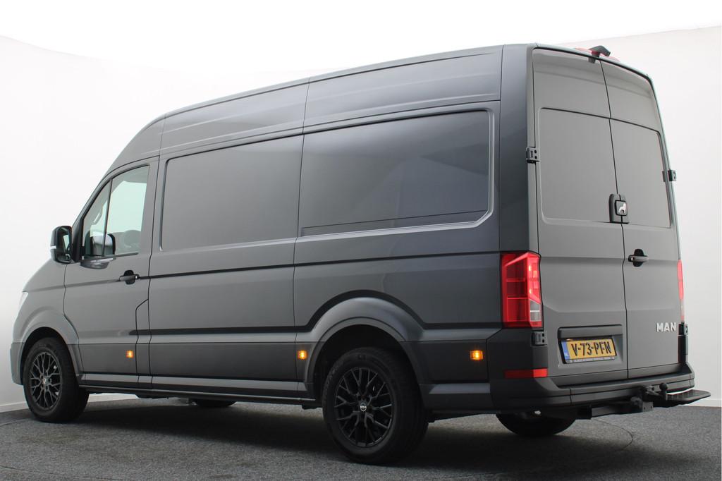 MAN TGE 35 2.0 TDI DSG 140 PK L3H3 (L2H2) 3-Zits, Airco, LED, Stof, Gebruikt, Zwart, 4 cilinders