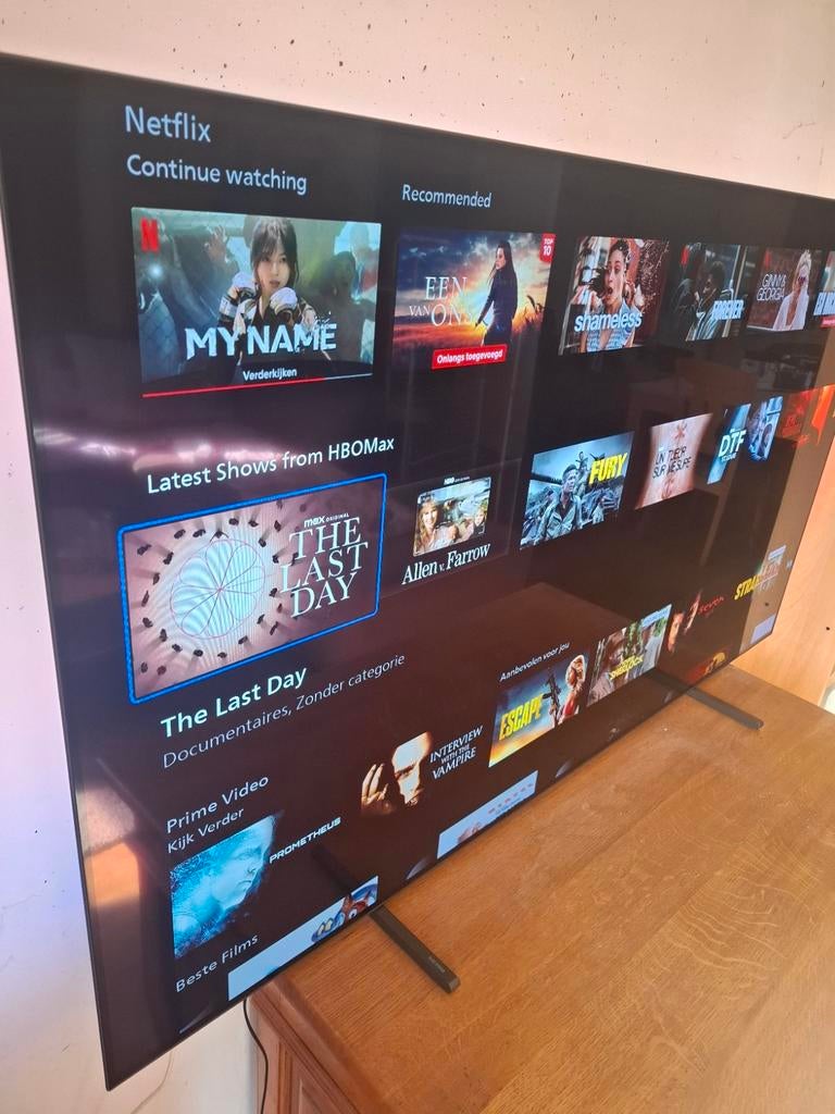 Philips OLED Ambilight 65OLED759 65" 4K UHD OLED TV, Ophalen, 100 cm of meer, 120 Hz, Philips