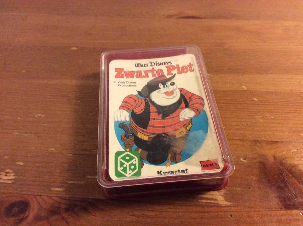 Walt Disney Zwarte Piet. vintage kaartspel HEMA, Ophalen of Verzenden, Gebruikt, Hema
