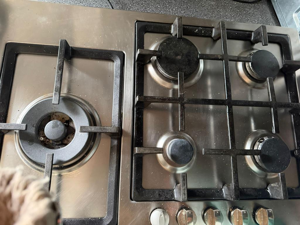 Etna gasfornuis, Ophalen, 4 kookzones, Zo goed als nieuw, Gas