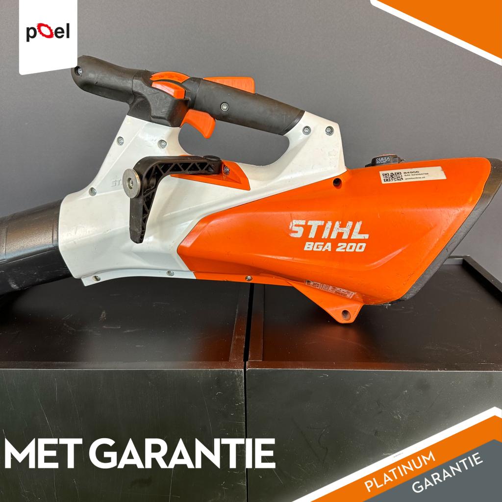 STIHL BGA 200- Met garantie!, Niet ingevuld, Niet ingevuld, Ophalen of Verzenden, Zo goed als nieuw