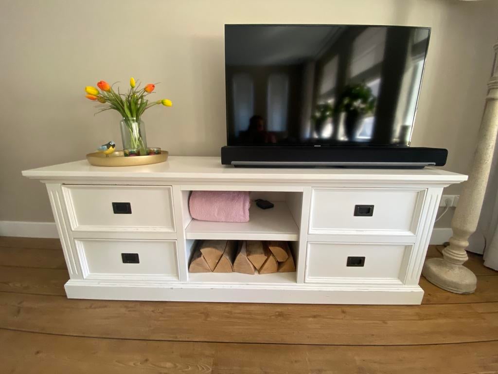 Tv meubel Richmond Interiors, Huis en Inrichting, Kasten | Televisiemeubels, Ophalen, Gebruikt, 50 tot 100 cm, Landelijk