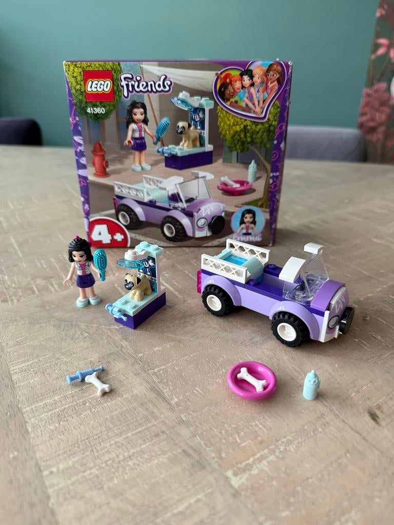 Lego Friends 41360 Emma's mobiele dierenkliniek, Lego, Friends, Ophalen of Verzenden, Zo goed als nieuw