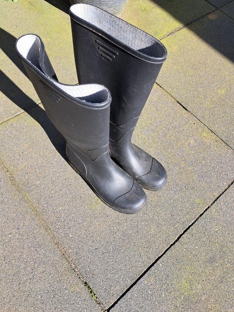 Zwarte regenlaarzen maat 41, Zwart, Boots, Nieuw, Ophalen of Verzenden