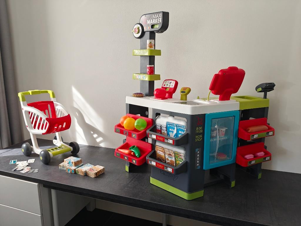 Smoby Maxi Market, Ophalen, Gebruikt, Jongen of Meisje