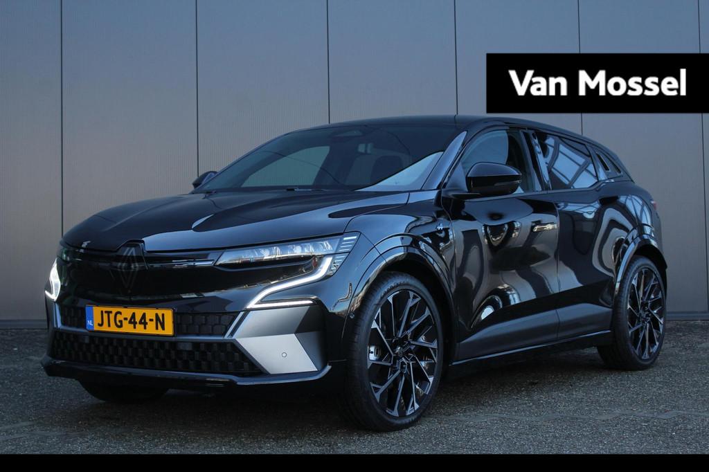 Renault Megane E-Tech 60 kWh 220Pk Comfort Range esprit alpi, Stof, 468 km, 385 min, Zwart