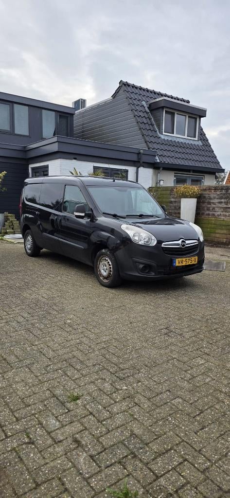 Opel Combo 1.3cdti l2h1 2015, nieuwe ketting, turbo, en meer, Euro 5, Stof, Zwart, 4 cilinders