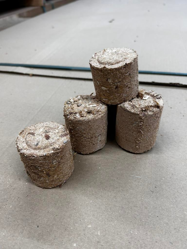 Briketten, Ophalen, Overige houtsoorten