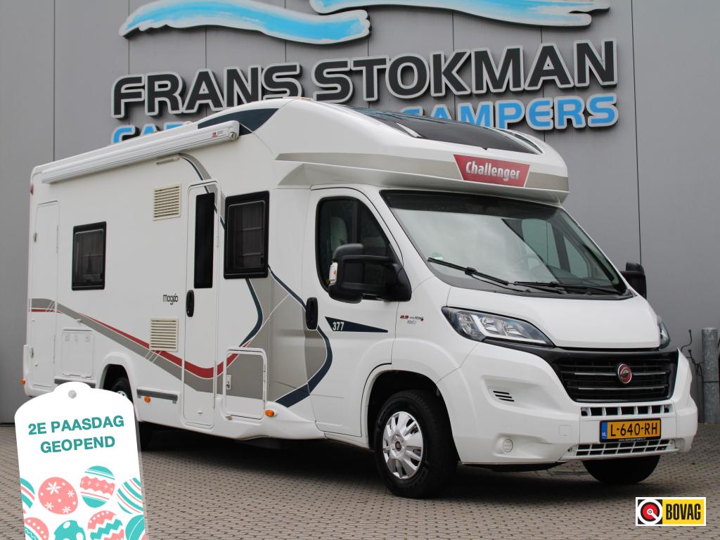 Challenger Mageo 377 Lage enkele bedden Hefbed, Ringverwarming, Fiat, Bedrijf, Challenger
