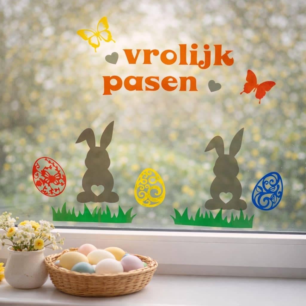 Pasen | Raamstickers, Diversen, Ophalen of Verzenden, Nieuw