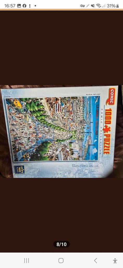 7 complete King Comic Collection puzzels 1000 stukjes, Ophalen of Verzenden, 500 t/m 1500 stukjes, Gebruikt, Legpuzzel