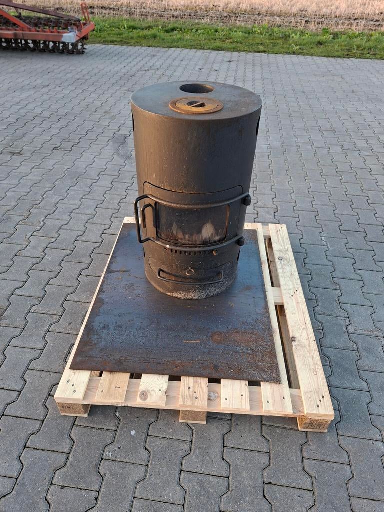 Houtkachel ABC Pejse in nette staat met stalen onderplaat, Ophalen