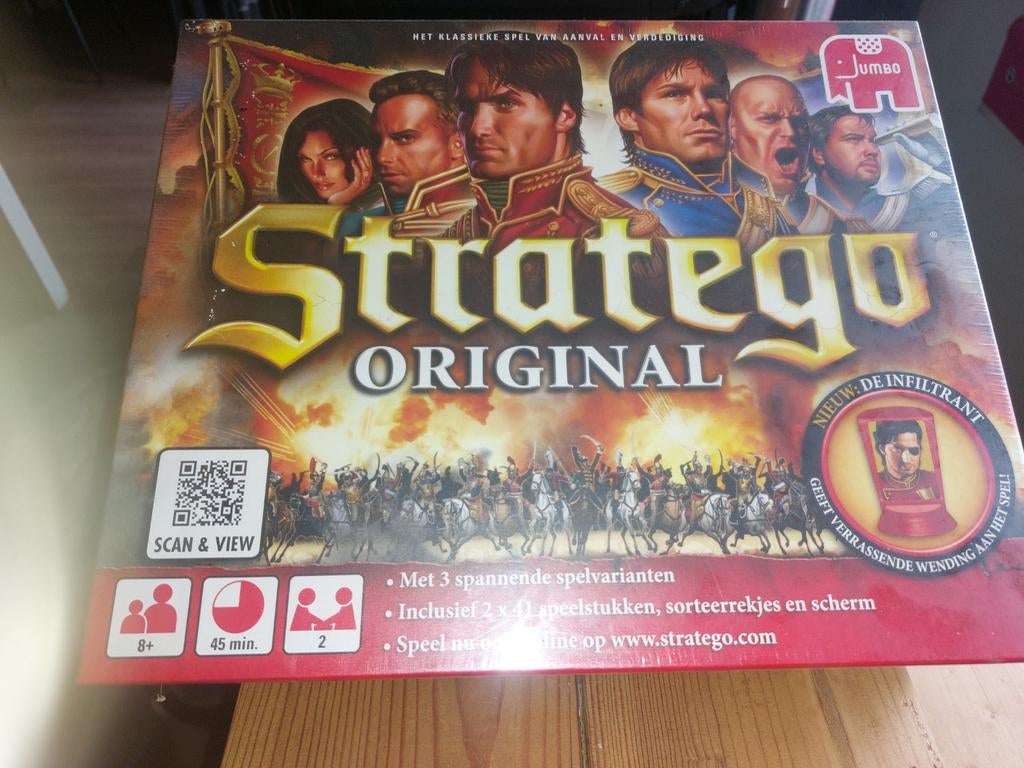 Stratego Original - Nieuw in cellofaan, Hobby en Vrije tijd, Gezelschapsspellen | Bordspellen, Een of twee spelers, Ophalen of Verzenden