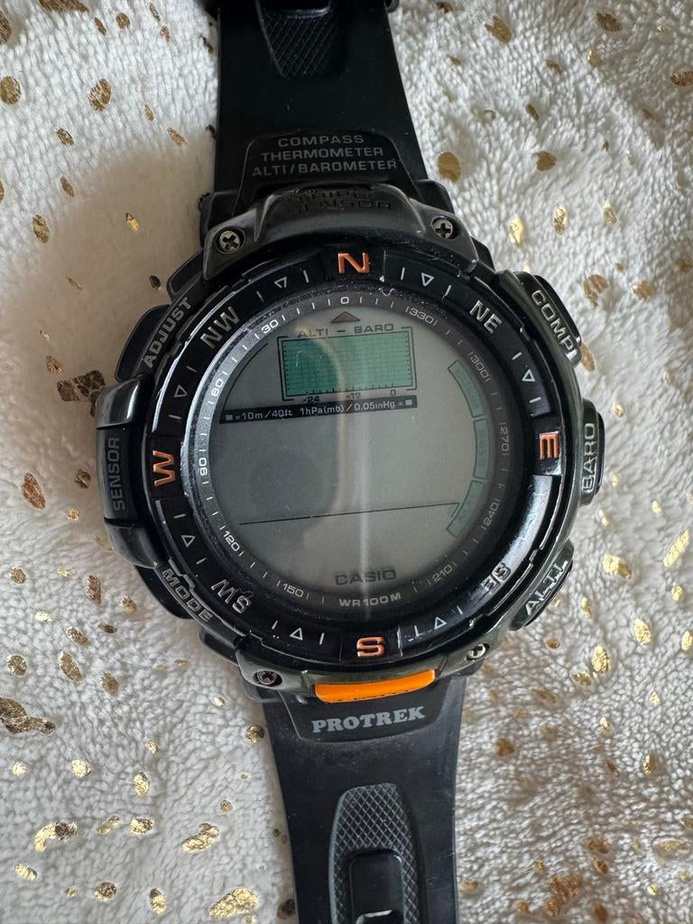 Casio Pro Trek 2271 PRG-40 Outdoor Horloge, Casio, Kunststof, Gebruikt, Polshorloge