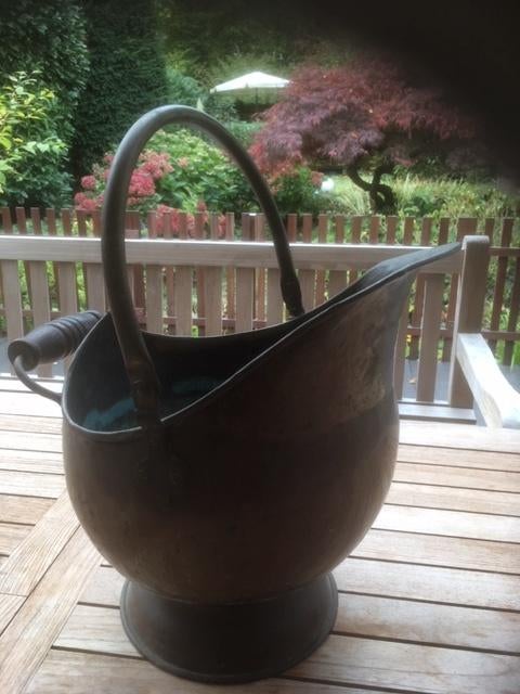 Koperen Helmkan, Antiek en Kunst, Ophalen of Verzenden, Koper