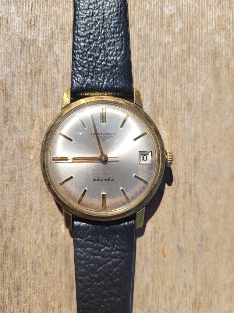 Longines Horloge, vintage, Sieraden, Tassen en Uiterlijk, Horloges | Antiek, Met bandje, Verzenden, Polshorloge, 1960 of later