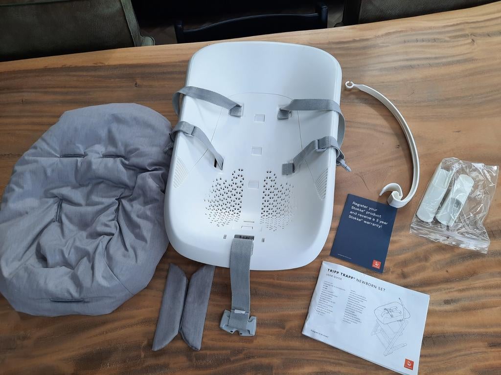 Stokke Newborn Set Compleet met Extra Hoes (Zeer Netjes), Kinderen en Baby's, Kinderstoelen, Zo goed als nieuw, Meegroeistoel