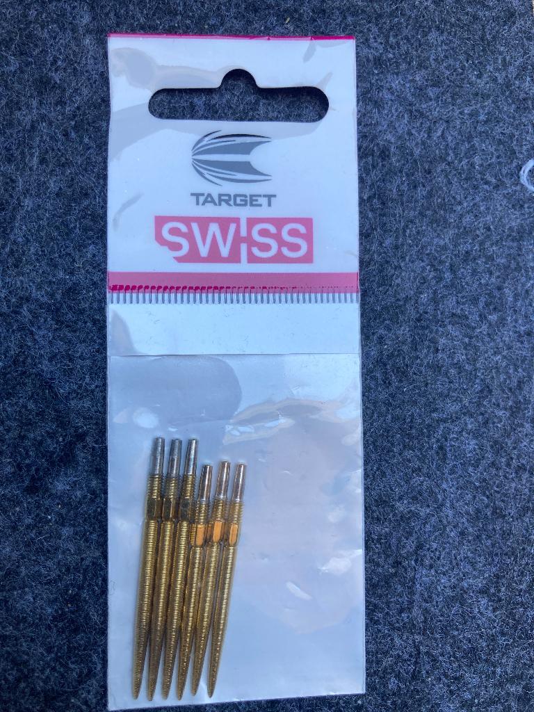 Target nano gold dart punten 26 en 30mm, Sport en Fitness, Darts, Ophalen of Verzenden, Nieuw, Pijlen