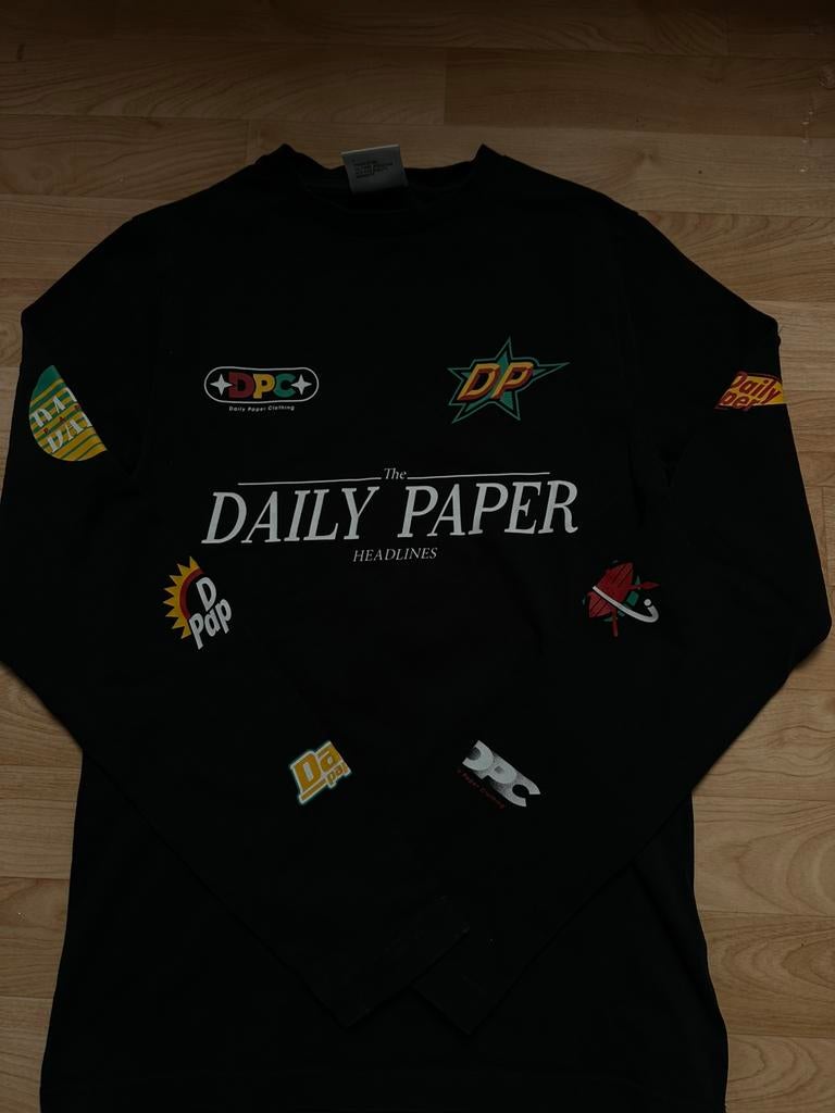 Daily paper longsleeve, Ophalen of Verzenden, Zo goed als nieuw, Maat 46 (S) of kleiner