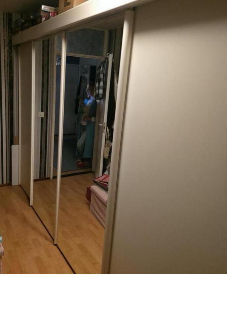 Kledingkast met schuifdeuren en spiegels, Ophalen, Overige materialen, Gebruikt, 200 cm of meer