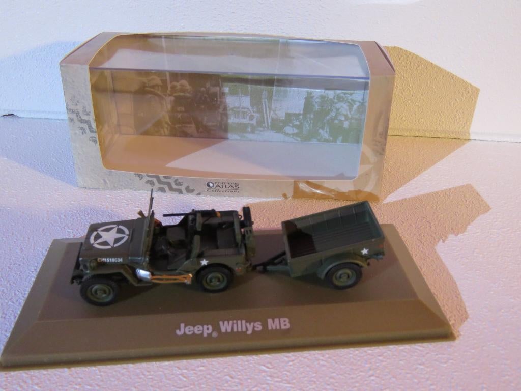 Atlas Legervoertuig Jeep Willys, Ophalen of Verzenden, Zo goed als nieuw, Auto, Overige merken