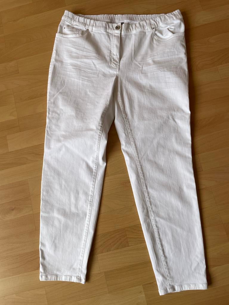 Samoon NIEUW lange stretch broek maat 48 wit, Kleding | Dames, Wit, Maat 46/48 (XL) of groter, Ophalen of Verzenden, Lang