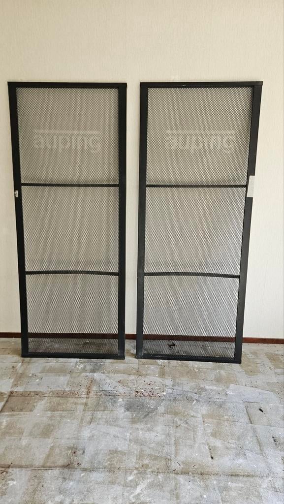 2x Auping spiraalbodem voor bed 160x200 cm tweepersoons, Ophalen, Gebruikt, Zwart, Tweepersoons