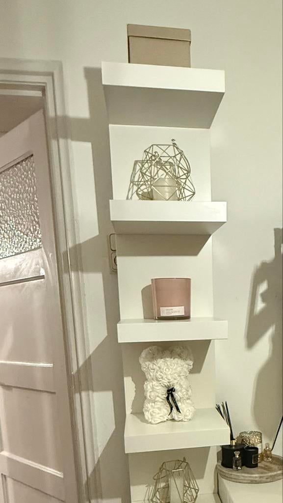 Witte wandplank ikea, Ophalen, Gebruikt