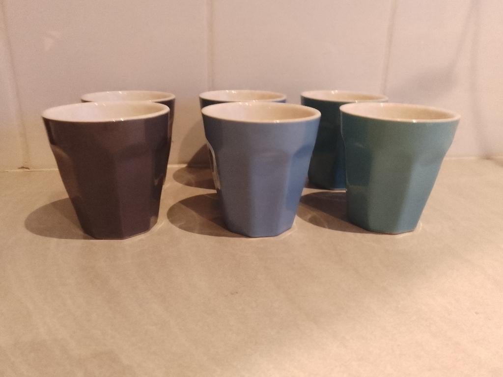 6 nieuwe espresso kopjes, Huis en Inrichting, Keuken | Servies, Nieuw, Ophalen of Verzenden, Overige stijlen, Kop(pen) en/of Schotel(s)