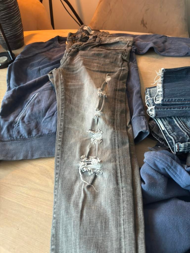 Heren partij kleding, Kleding | Heren, Spijkerbroeken en Jeans, Ophalen of Verzenden, Zo goed als nieuw, Blauw, W32 (confectie 46) of kleiner