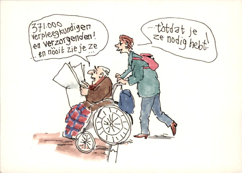 stripkaart, Verpleegkundigen, en je ziet ze nooit... humor, Verzamelen, Verzenden, 1980 tot heden, Ongelopen, Overige thema's