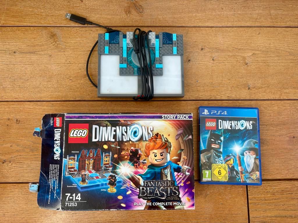 Lego Dimensions PS4 + Toy Pad (incl. lege doos Lego 71253), Avontuur en Actie, Gebruikt, 1 speler, Ophalen of Verzenden