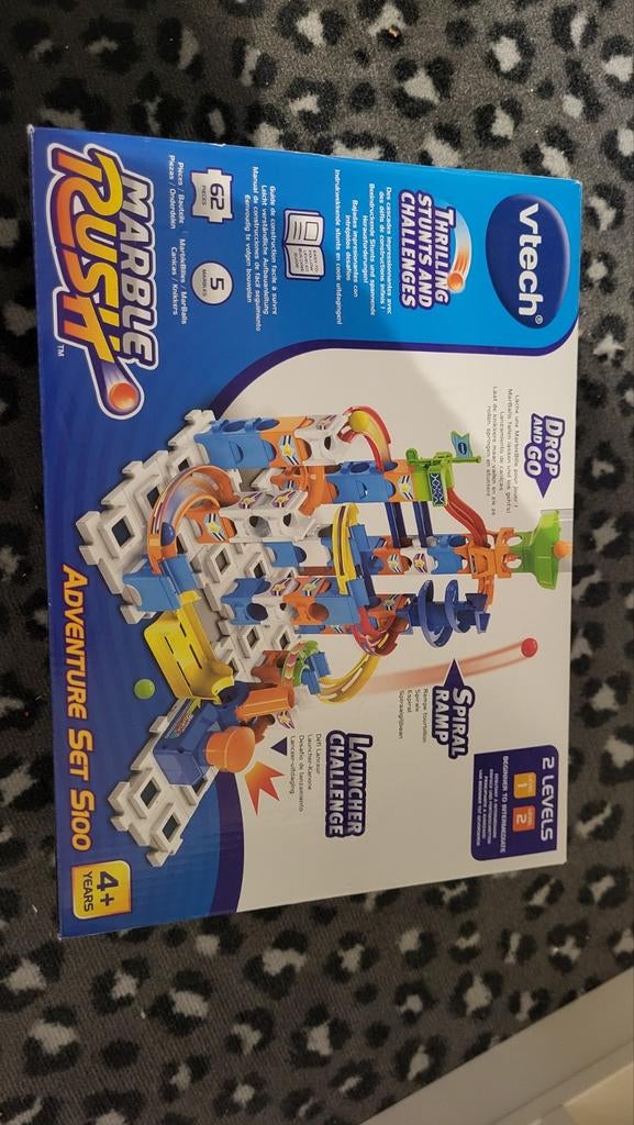 Vtech Marble Rush Adventure Set 500 knikkerbaan, Ophalen, Zo goed als nieuw, Jongen of Meisje